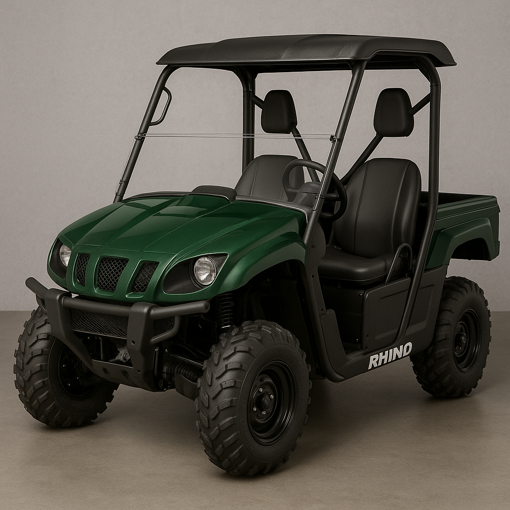 Photo of TK00872 YAMAHA RHINO TILTING UTV WINDSHIELD - STANDARD 3/16" - FOR FACTORY HARD TOP by TerraRider UTV Windshields & Accessories - Premium for UTVs / Side by Sides