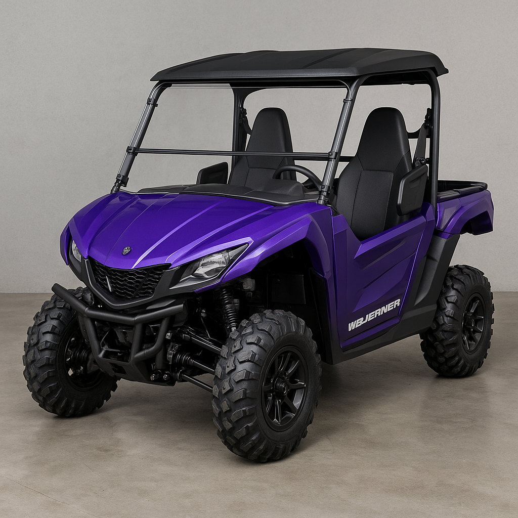 Photo of TK00862 YAMAHA WOLVERINE X2, 2 AND 4 SEATER TILTING UTV WINDSHIELD - SCRATCH RESISTANT 1/4" - FOR FACTORY HARD TOP by TerraRider UTV Windshields & Accessories - Premium for UTVs / Side by Sides