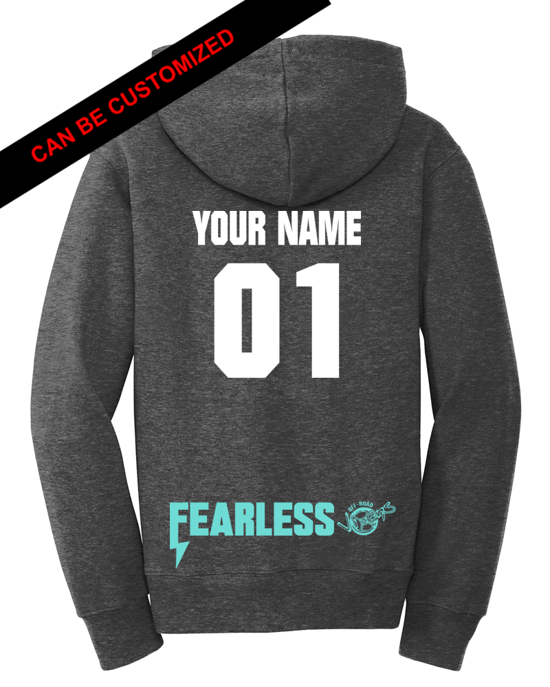 Photo of Youth She is Fearless Hoodie by OFF-ROAD VIXENS CLOTHING CO. - Premium Youth for UTVs / Side by Sides