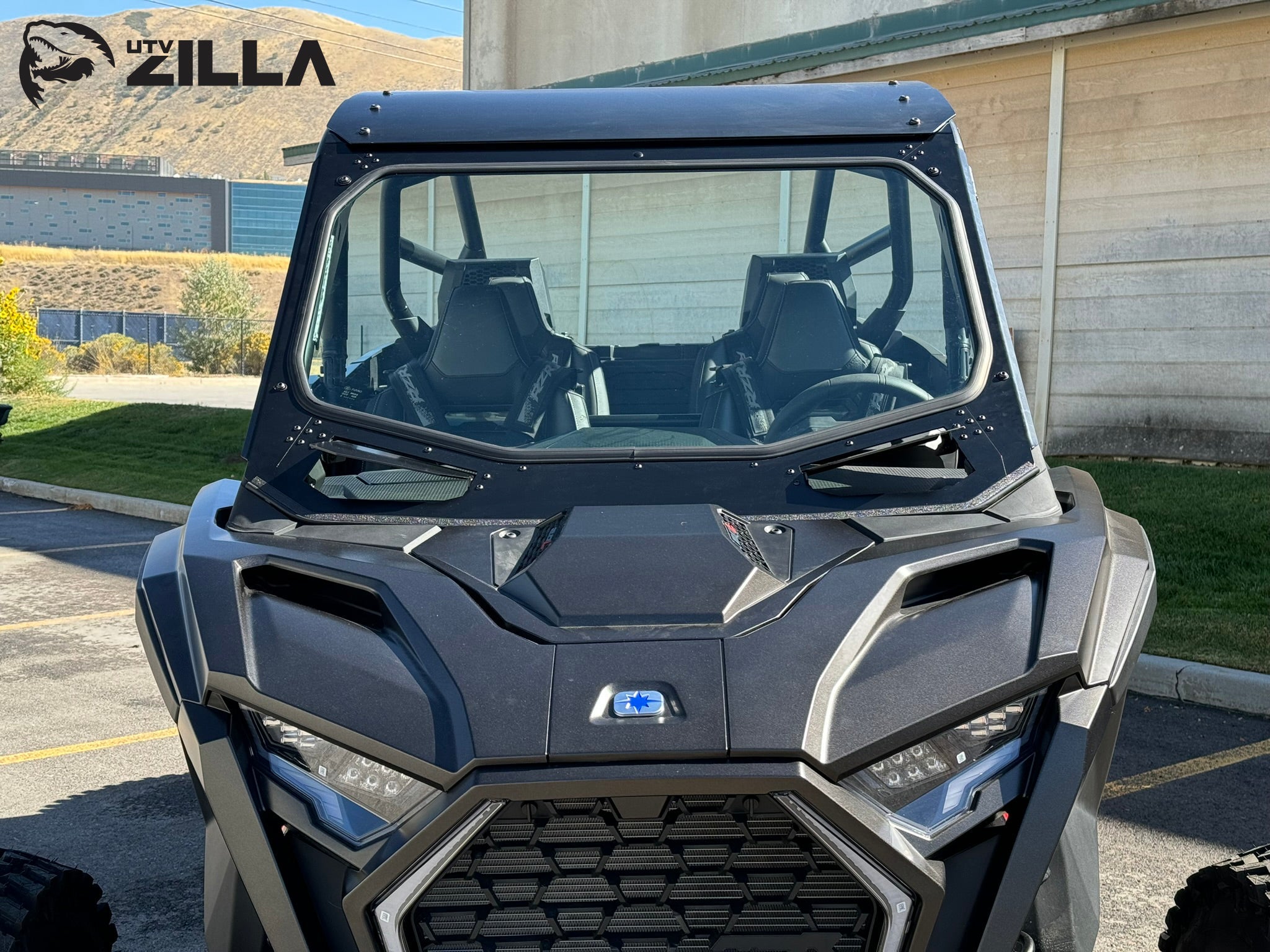 Photo of UTVZILLA Full Glass Windshield for 2025+ RZR PRO XP/PRO S/PRO R by UTVZILLA - Premium for UTVs / Side by Sides