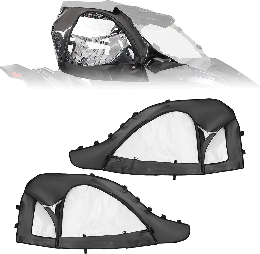 Photo of Lower Doors Inserts & Soft Cab Enclosures for CFMOTO ZForce 950 by Kemimoto - Premium for UTVs / Side by Sides
