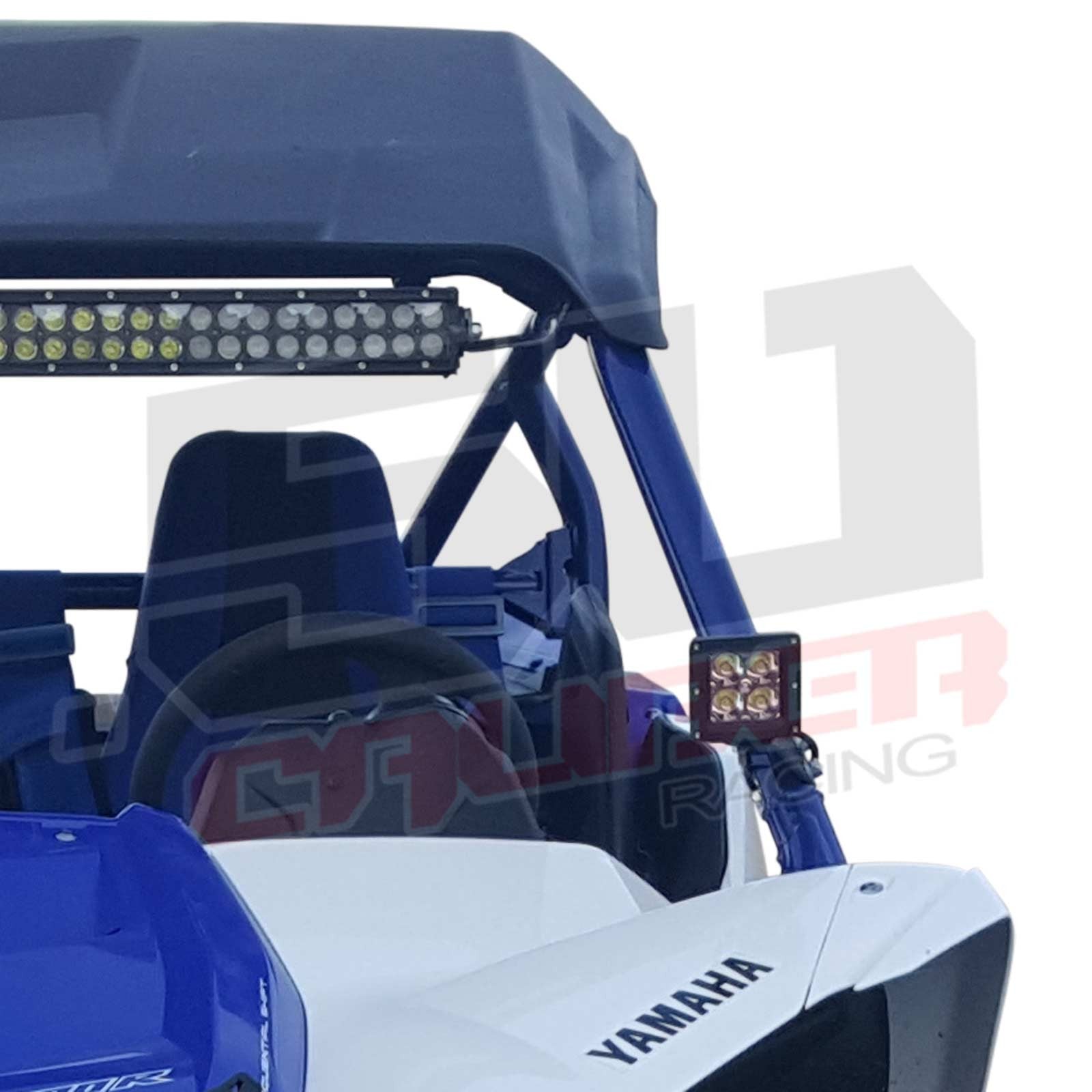 Photo of Yamaha YXZ 1000R A-Pillar Pod Light Mount Brackets by 50 Caliber Racing - Premium Light Pods for UTVs / Side by Sides