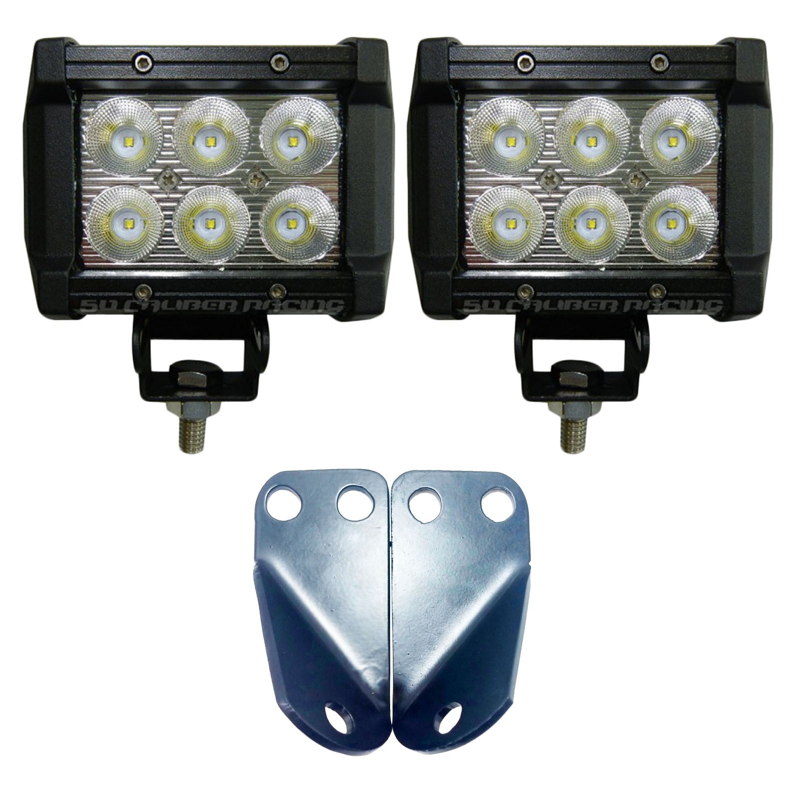 Photo of Yamaha YXZ 1000R A-Pillar Pod Light Mount Brackets by 50 Caliber Racing - Premium Light Pods for UTVs / Side by Sides