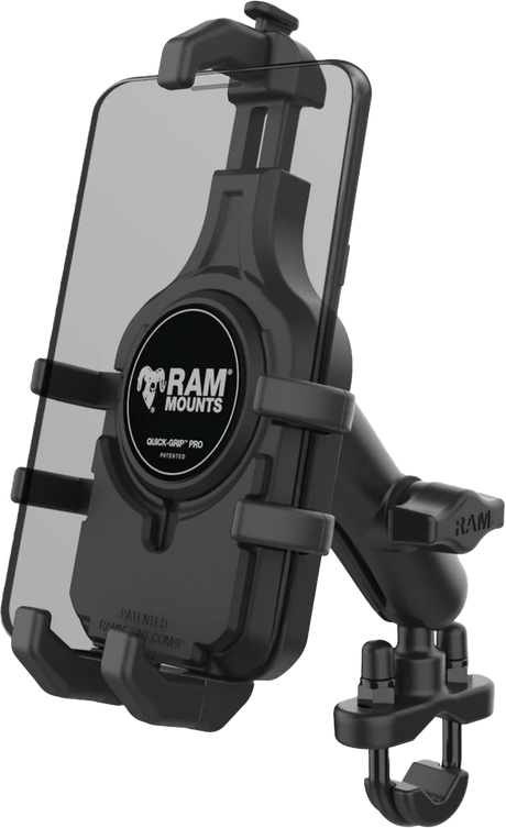 Photo of QUICK-GRIP PRO HANDLEBAR PHONE MOUNT MED by RAM - Premium Accessories for UTVs / Side by Sides