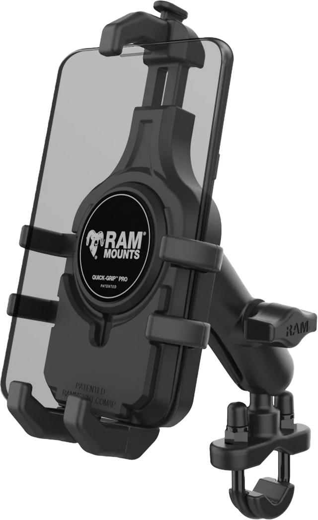 Photo of QUICK-GRIP PRO HANDLEBAR PHONE MOUNT MED by RAM - Premium Accessories for UTVs / Side by Sides