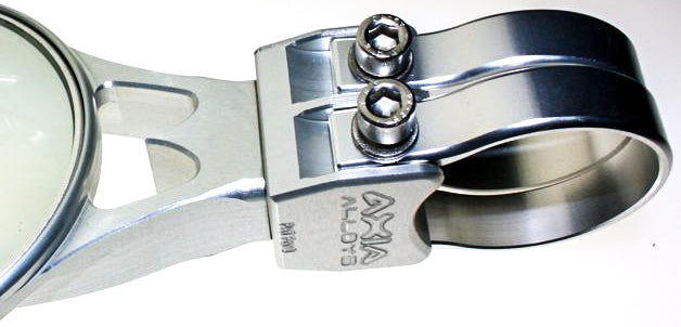 Photo of 4.0" ROUND SIDE MIRROR SILVER 2 CLAMPS NEEDED by AXIA - Premium Accessories for UTVs / Side by Sides
