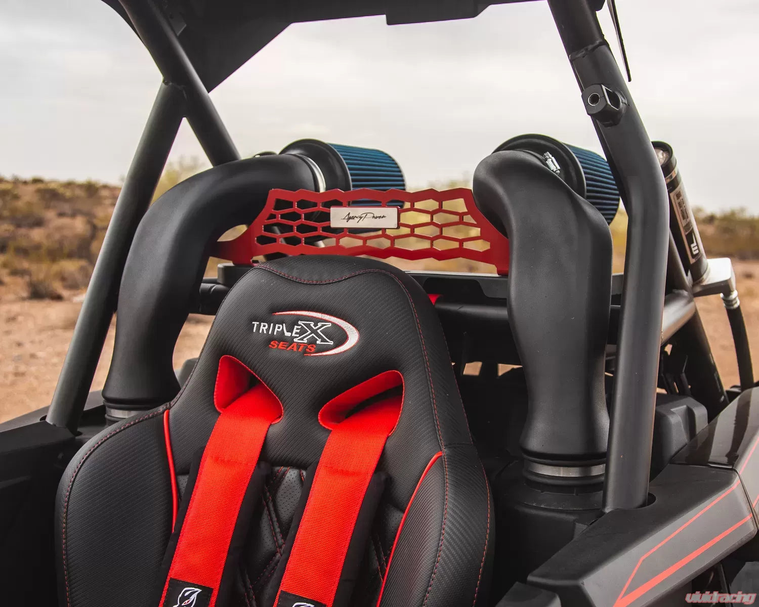 Photo of High Flow Air Intake Kit Polaris RZR RS1 | Red Cross Brace (2018-2019) by Agency Power - Premium Intake Systems for UTVs / Side by Sides