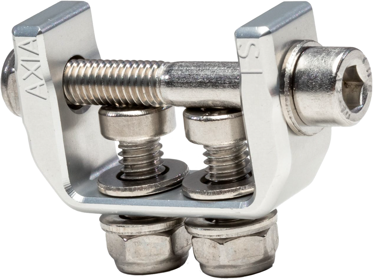 Photo of FLAT SURFACE MOUNTING CLAMP CHROME by AXIA - Premium Mounts/Brackets for UTVs / Side by Sides