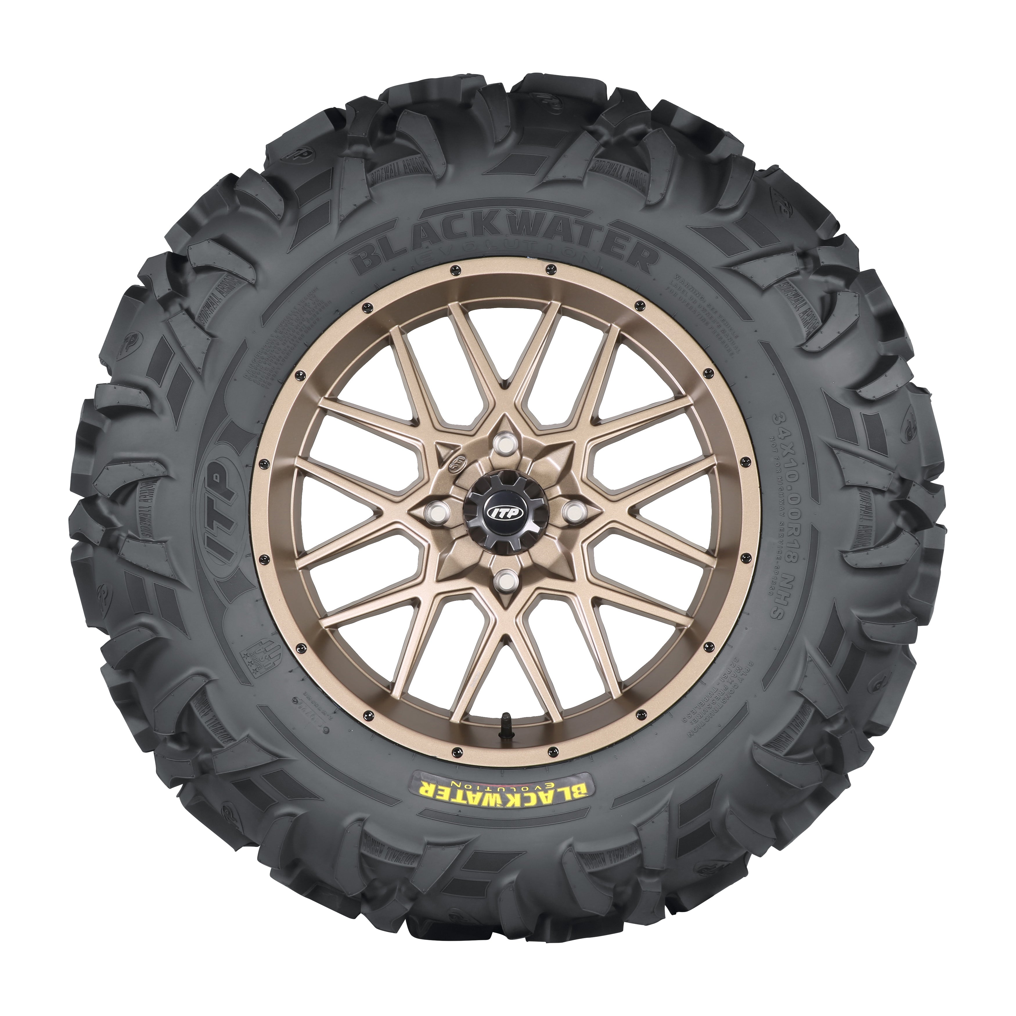 Photo of TIRE BLACKWATER F/R 34X10R18 LR1820LBS RADIAL by ITP - Premium Tires for UTVs / Side by Sides