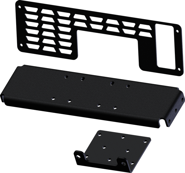 Photo of WINCH MOUNT W/GRILL by KFI - Premium Mounts for UTVs / Side by Sides