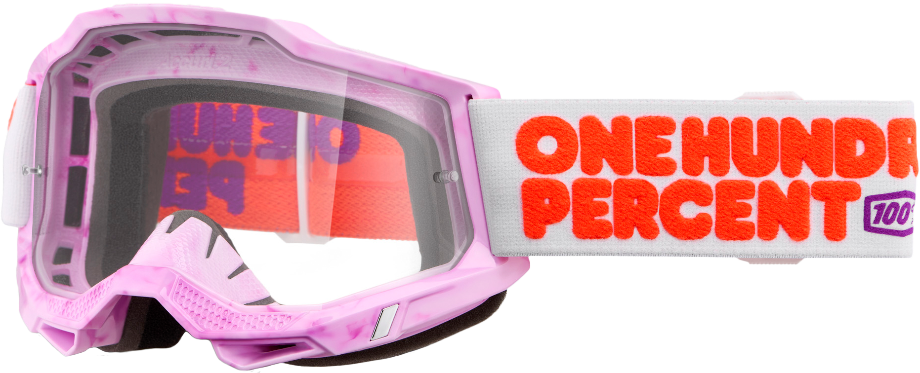 Photo of ACCURI 2 GOGGLE HUNDREDS CLEAR LENS by 100-PERCENT - Premium Eyewear for UTVs / Side by Sides