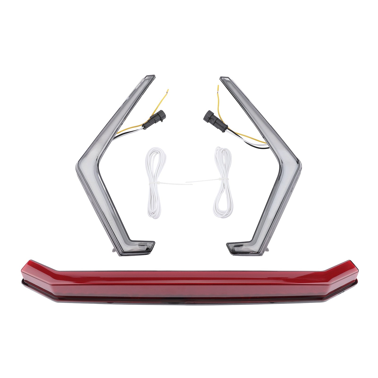 Photo of Kemimoto Front LED Street Legal Light & Lower Half Door for Polaris RZR by Kemimoto - Premium for UTVs / Side by Sides