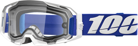 100% ARmatic Enduro Moto Goggles - Blue Clear Lens