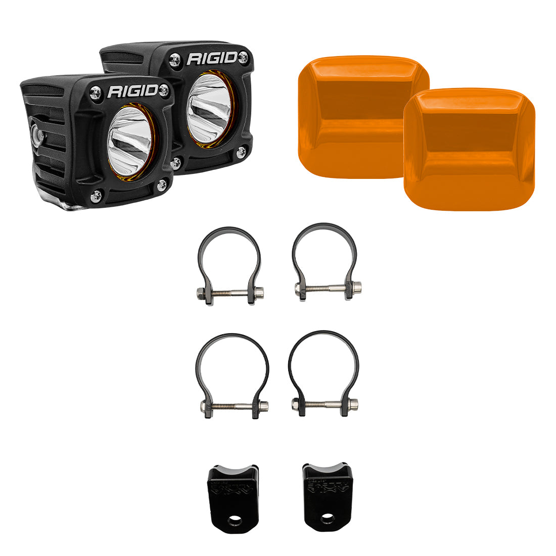 Photo of SIDE-BY-SIDE REVOLVE A-PILLAR LIGHT KIT by RIGID - Premium Illumination for UTVs / Side by Sides