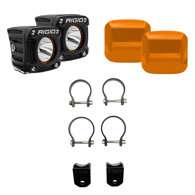 Photo of SIDE-BY-SIDE REVOLVE A-PILLAR LIGHT KIT by RIGID - Premium Illumination for UTVs / Side by Sides