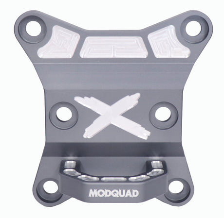 Photo of REAR DIFFERENTIAL PLATE WITH HOOK GREY CAN by MODQUAD - Premium Guards/Braces for UTVs / Side by Sides