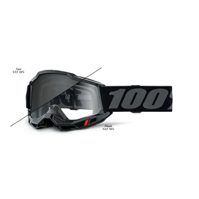 100% Accuri 2 OTG Desert Goggles - Black Clear/Smoke Photochromatic