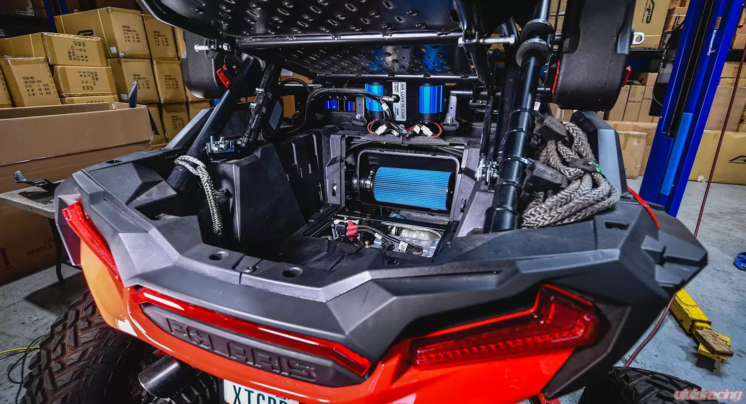 Photo of Cold Air Intake System Polaris XP Turbo - Red (2016-2022) by Agency Power - Premium Intake Systems for UTVs / Side by Sides