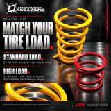 Primary and secondary spring detail with load setup choices for General S2 kit 102-1010