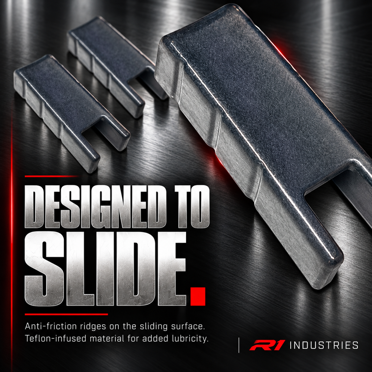 Sliding surface detail of Aftermarket Assassins secondary clutch sliders