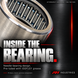 Close-up of the needle rollers in Aftermarket Assassins 108-1055 primary clutch center idler bearing