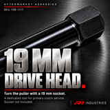 19 mm hex drive head detail of the CFMOTO UForce U10 Pro primary clutch puller