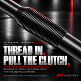 Threaded section detail of Aftermarket Assassins 108-1119 Kawasaki primary clutch puller
