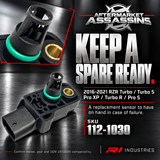 Aftermarket Assassins replacement TMAP sensor 112-1030 with compatible Polaris RZR application guide