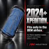 Polaris Xpedition air filter compatibility for OEM airbox only