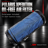 2024 and newer Polaris Xpedition oil-free air filter with outerwear