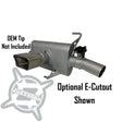 2022+ Polaris RZR Pro R Center-Exit Slip-On Exhaust with 3-Inch Side Dump