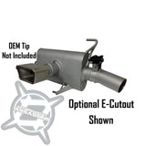 2022+ Polaris RZR Pro R Center-Exit Slip-On Exhaust with 3-Inch Side Dump
