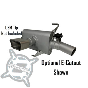 2022+ Polaris RZR Pro R Center-Exit Slip-On Exhaust with 3-Inch Side Dump