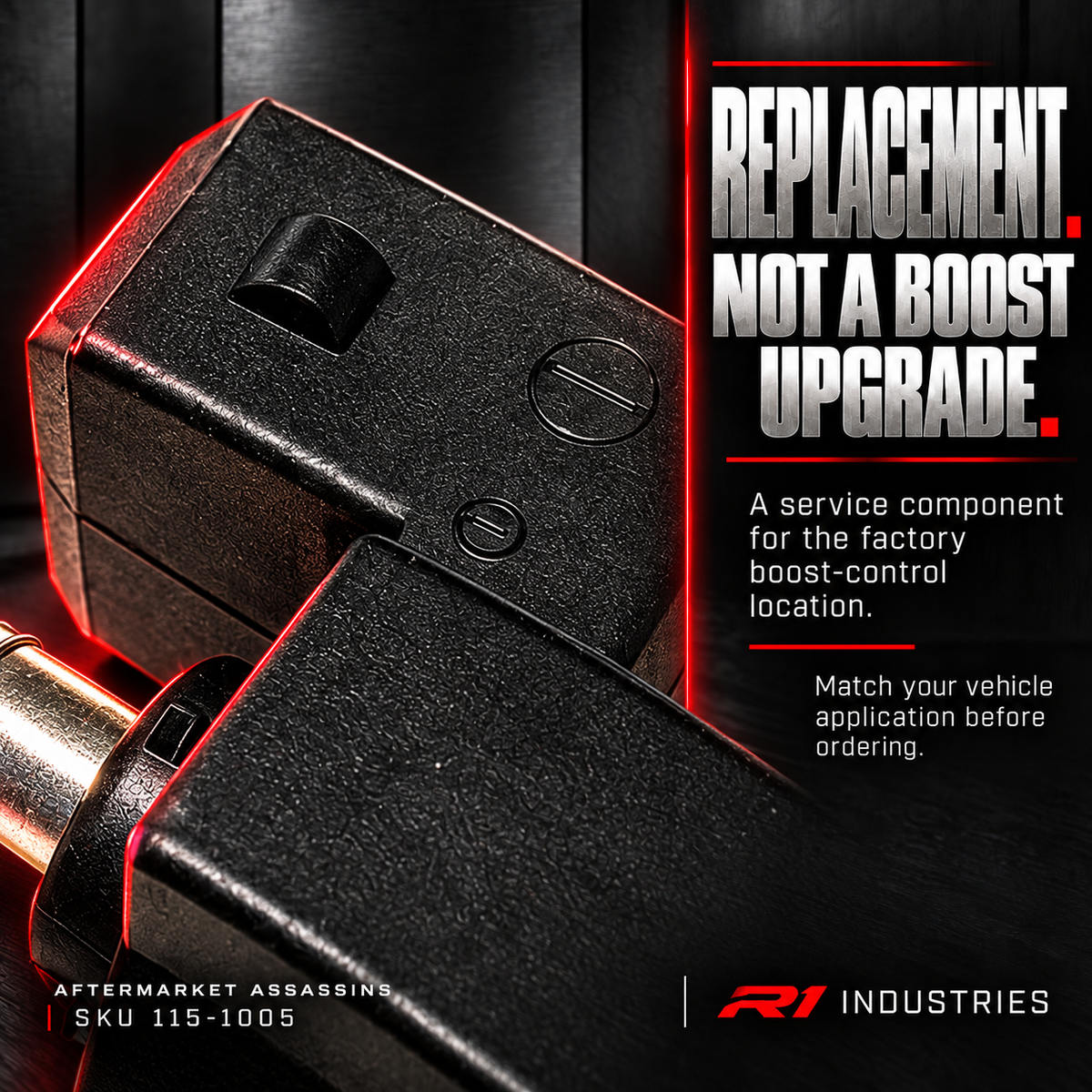 Electrical connector and housing detail on Aftermarket Assassins 115-1005 boost controller