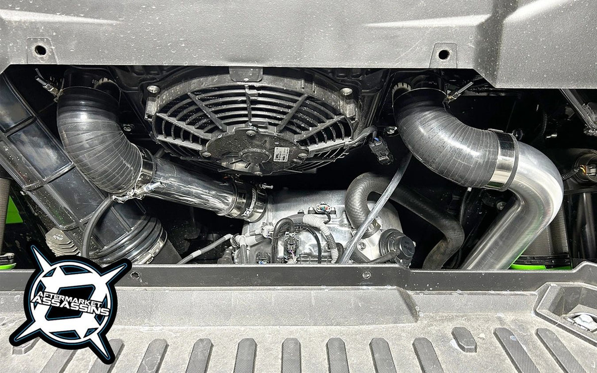 2026+ Kawasaki Teryx H2 High-Flow Charge Tube Kit installed or alternate view