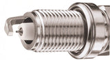 Fine-tip iridium spark plug electrode detail