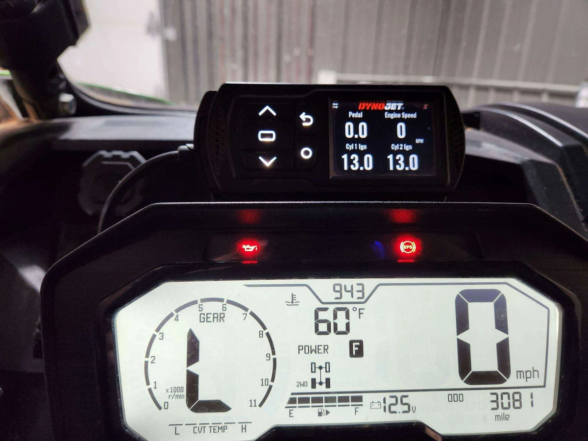 Kawasaki KRX 1000 PV3 gauge display mounting position