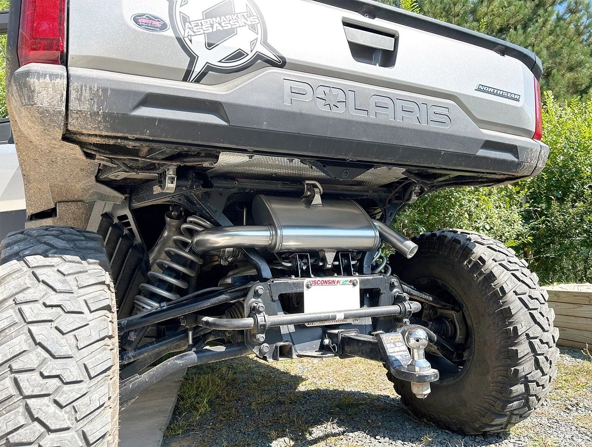 2024+ Polaris Ranger XD 1500 Dual-Suppressor Slip-On Exhaust, image 2