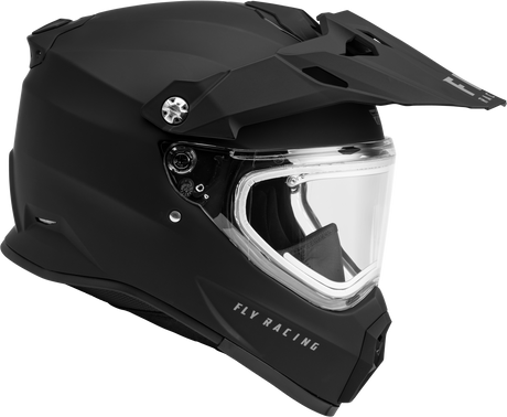 Photo of TREKKER CW SOLID HELMET ELEC SHLD MATTE BLACK XL by FLY RACING - Premium Helmets for UTVs / Side by Sides