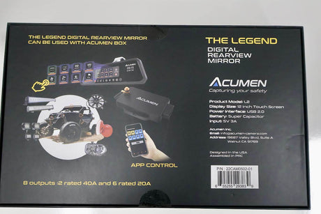 Photo of Acument Front/ Rearview mirror switch control system by Marshin Whips - Premium for UTVs / Side by Sides