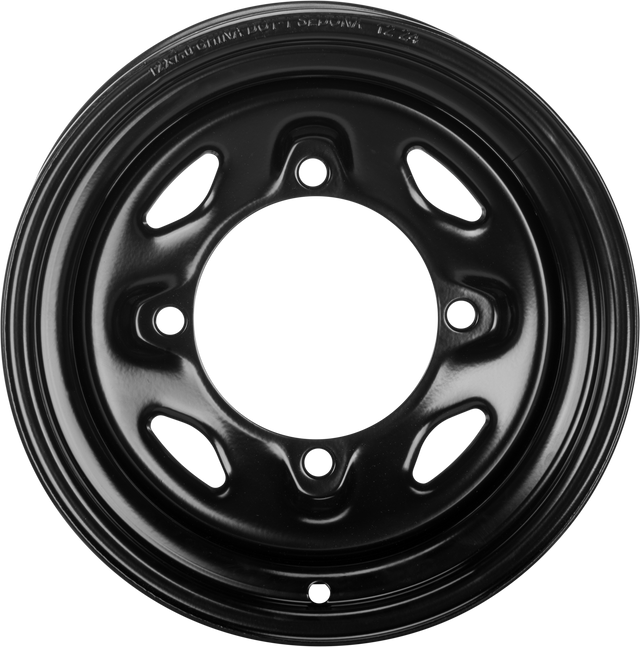 Photo of SEDONA STEEL 12X7 4/156 4+3 BLK 14MM by SEDONA - Premium Wheels for UTVs / Side by Sides
