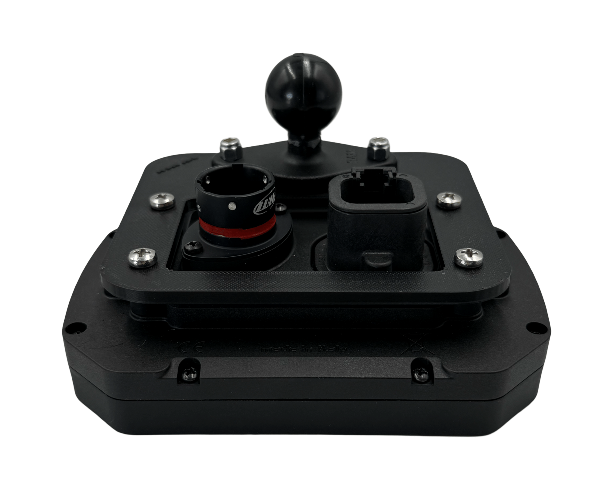 Photo of Adapter Plate for AiM MXM to use with MX UTV Roll Bar Mount by UTVRaceShop.Com - Premium Data Logger Accessory for UTVs / Side by Sides