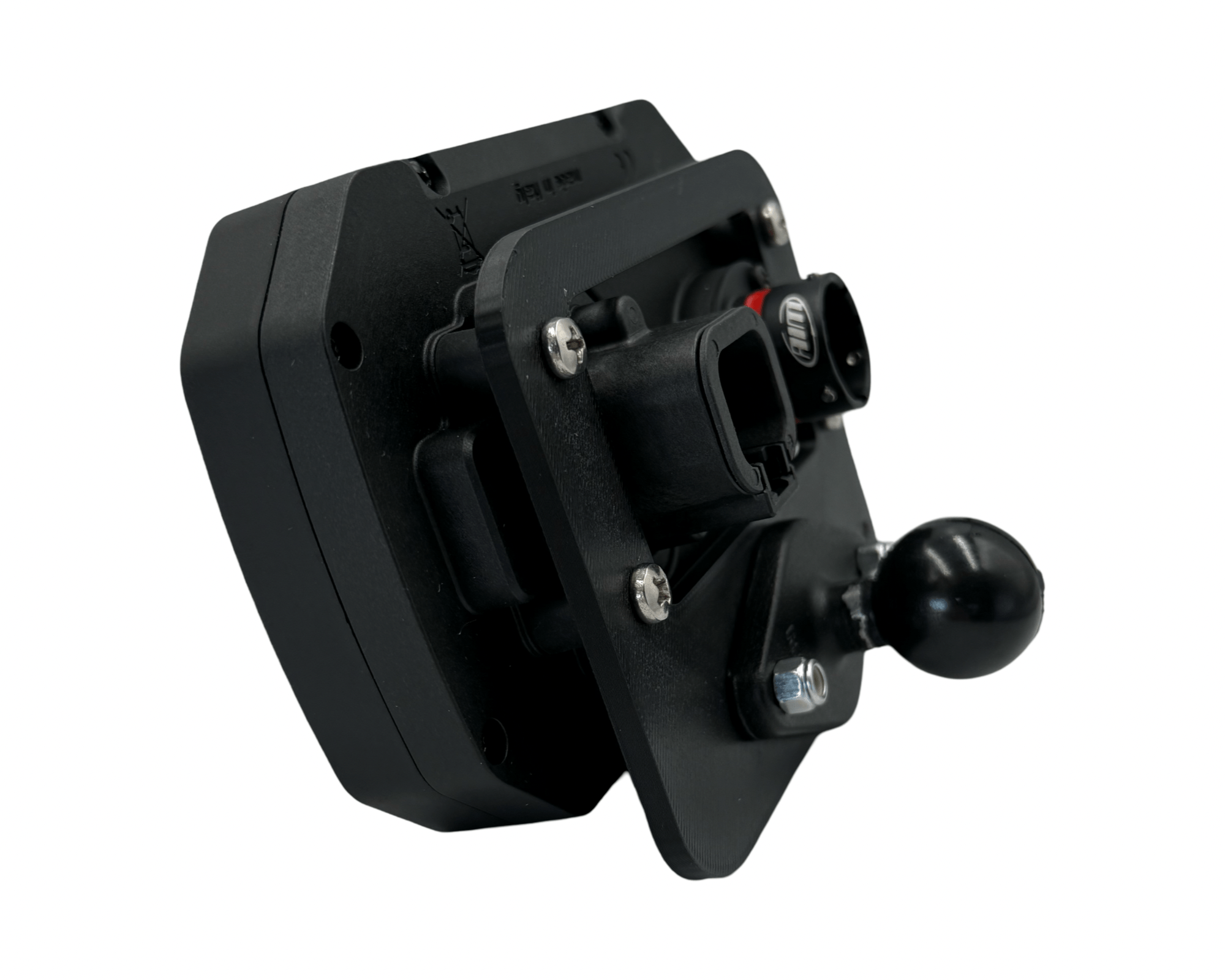 Photo of Adapter Plate for AiM MXM to use with MX UTV Roll Bar Mount by UTVRaceShop.Com - Premium Data Logger Accessory for UTVs / Side by Sides