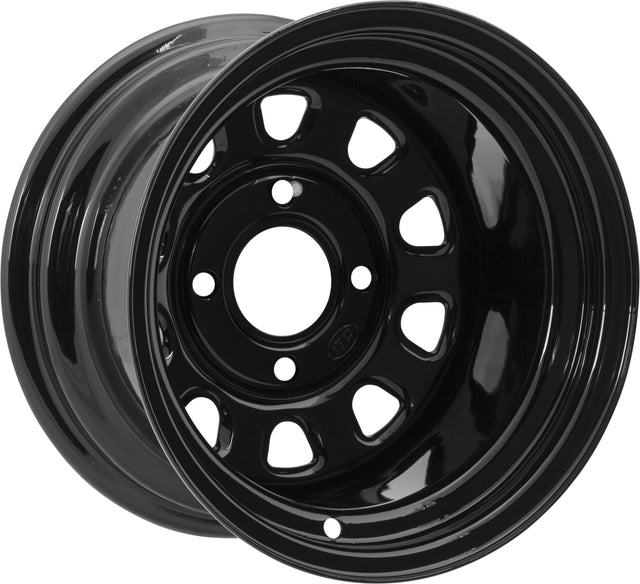 Photo of ITP DELTA STEEL 14X7 4/137 4+3 BLK 10MM by ITP - Premium Wheels for UTVs / Side by Sides