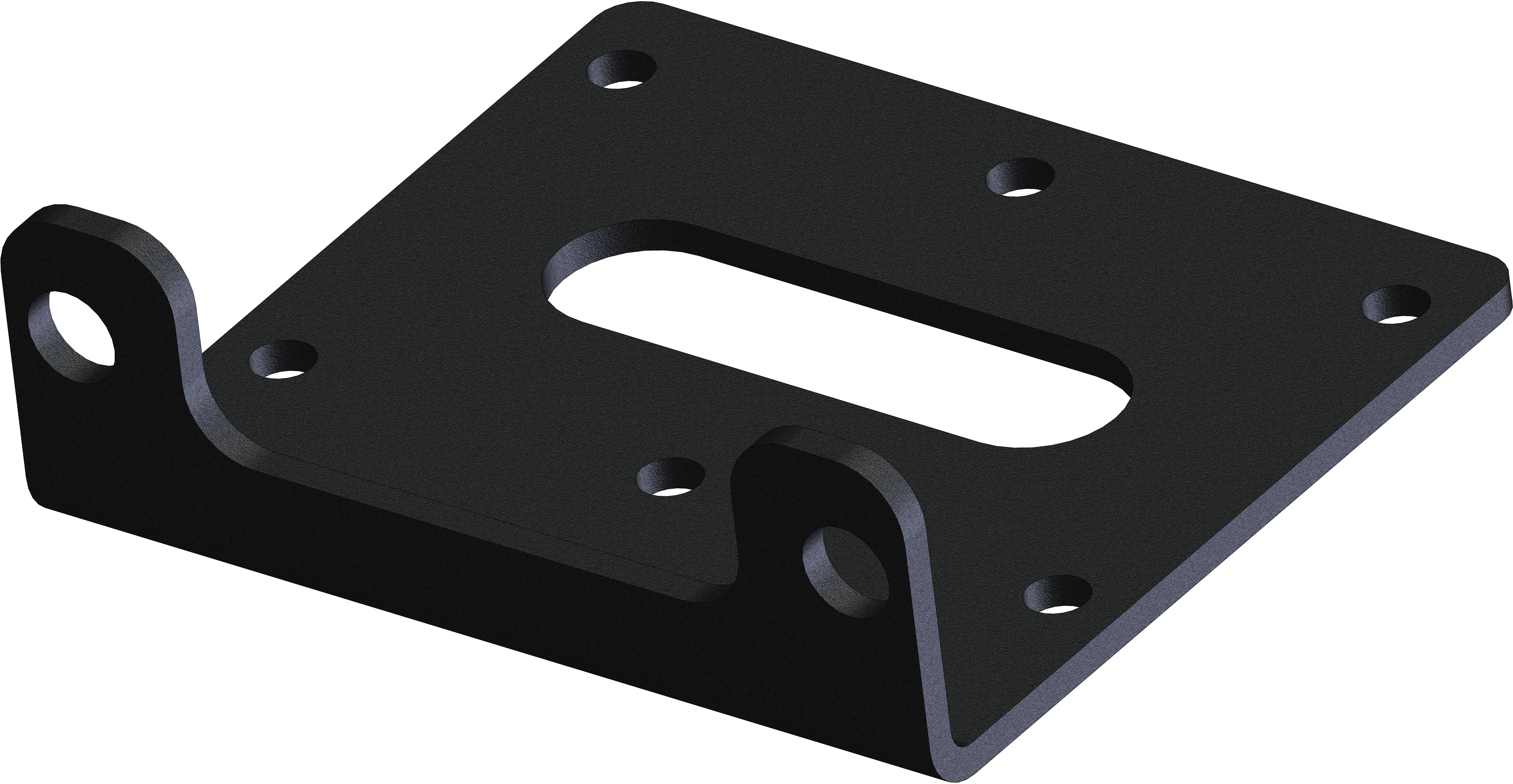 Photo of ROLLER FAIRLEAD MOUNT PLATE WARN VRX/AXON by KFI - Premium Mounts for UTVs / Side by Sides