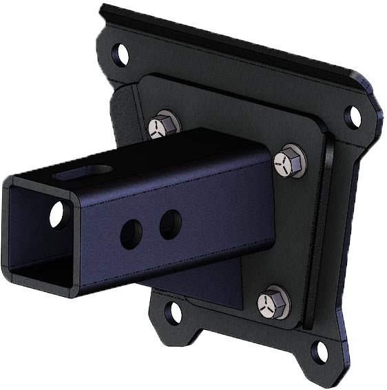 Photo of REAR RECEIVER HITCH POL by KFI - Premium Trailer/Towing for UTVs / Side by Sides