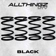 All Thingz UTV Black tender spring powder coat color