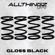 All Thingz UTV Gloss Black tender spring powder coat color