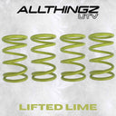 All Thingz UTV Lifted Lime tender spring powder coat color