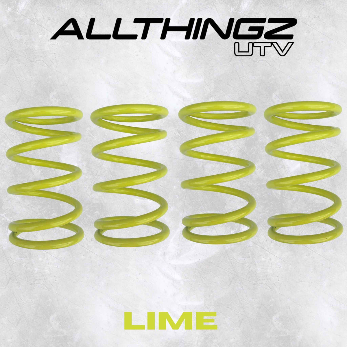 All Thingz UTV Lime tender spring powder coat color